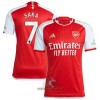 Officiële Voetbalshirt Arsenal Saka 7 Thuis 2023-24 - Heren